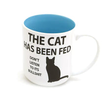Load image into Gallery viewer, The Cat Has Been Fed Mug
