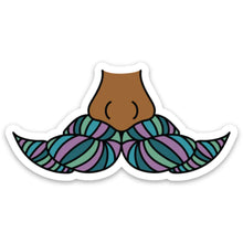 Load image into Gallery viewer, Yarn Stache blues
